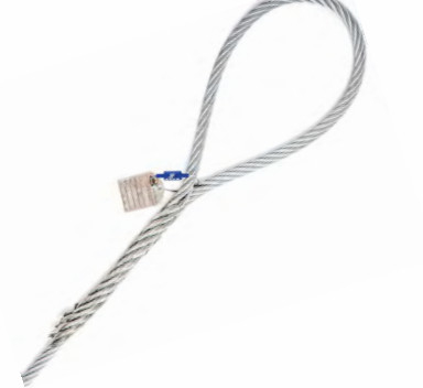 繊維の中心手はワイヤー ロープの吊り鎖アセンブリを電流を通した鋼鉄材料に接続した