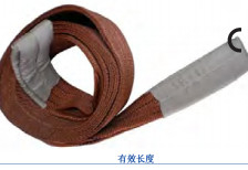 耐磨性のある軽量高柔軟性ポリエステル 網帯スリング