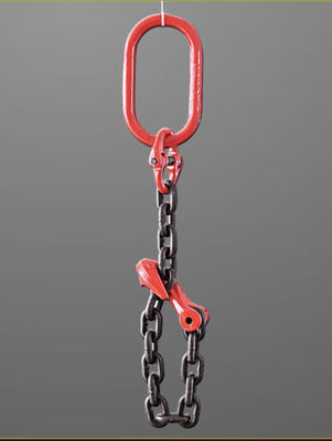 等級80の13mm持ち上がるチェーン吊り鎖、単一の足の持ち上がる鎖