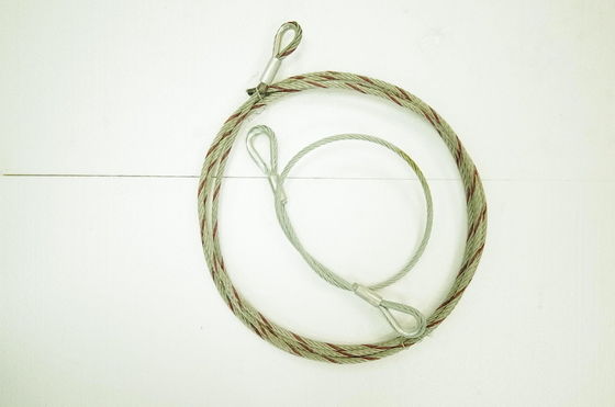 GB/T 14737繊維の中心の単一の足26mmの鋼鉄ロープの吊り鎖