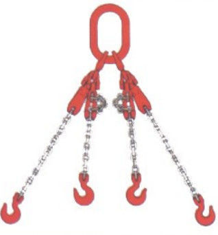 合金鋼8mm 4本の足の調節可能なチェーン吊り鎖