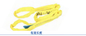 滑らか/マット 黄色 ポリエステル 丸いスリング -40C-100C 温度に適しています
