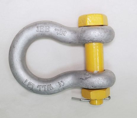 ASME B30.26-2004 標準ボルト型鎖 耐腐蝕性銀色塗装弓とピン
